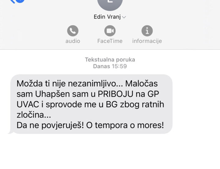 'Veritas' zove Avdu, ovdje Avdo, prijem ...