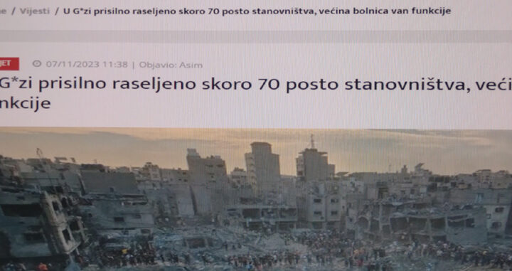 Glupa medijska cenzura ili novi fini razumljivi 'izričaj'