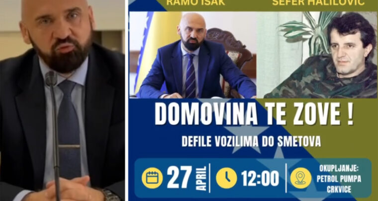 Patriotska crna kravata